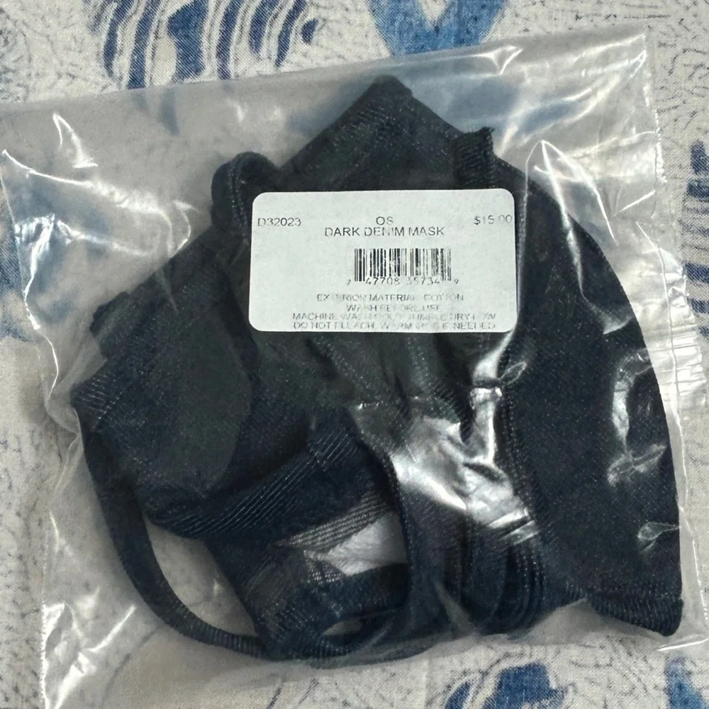 Brighton Face Masks Cloth Lot of 2 NWT